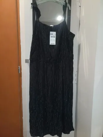 Robe Gémo noire et argenté Taille 40