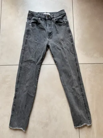 Pantalon pull & bear gris foncé