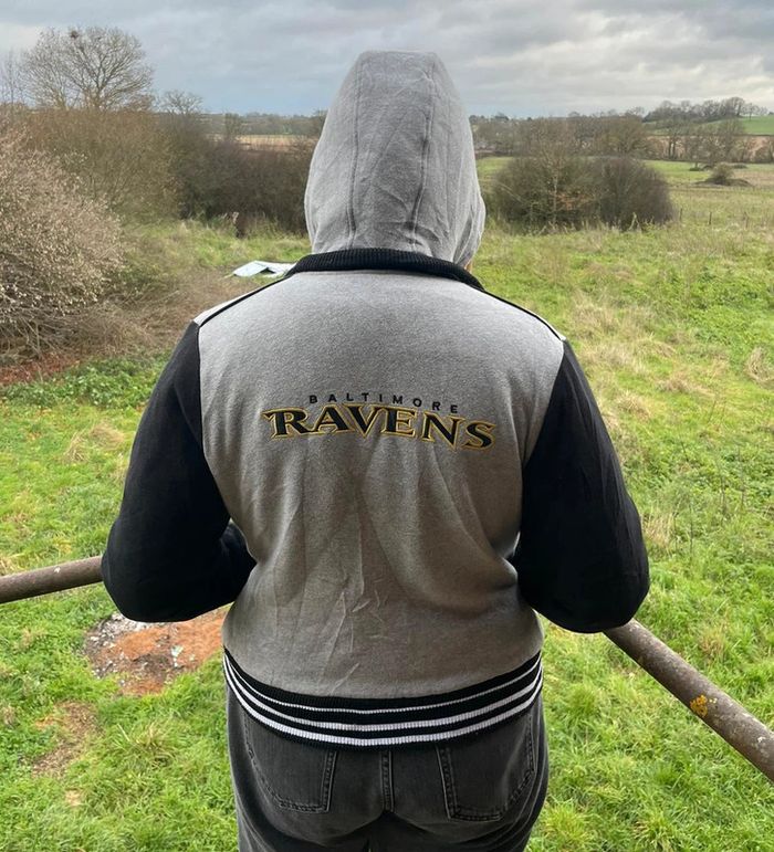 Veste à capuche "Baltimore Ravens" en cotton, "Bombers" "Veste aviateur" "Veste universitaire" - photo numéro 2
