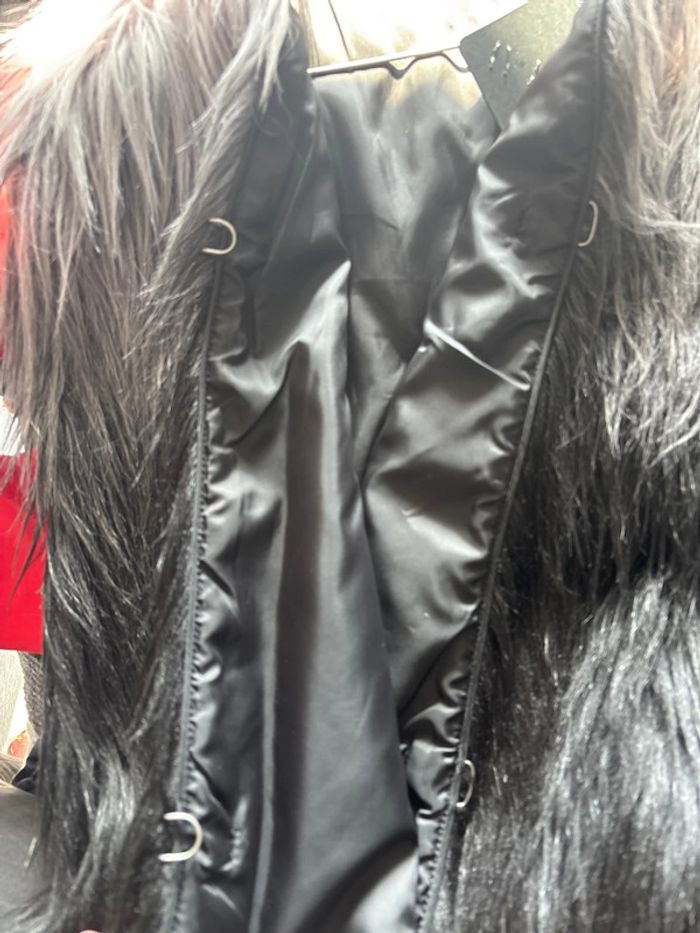 Gilet fausse fourrure school rag - photo numéro 5