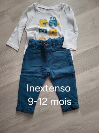 Ensemble "Inextenso" 9-12mois