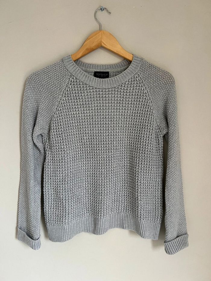 Pull gris Top Shop