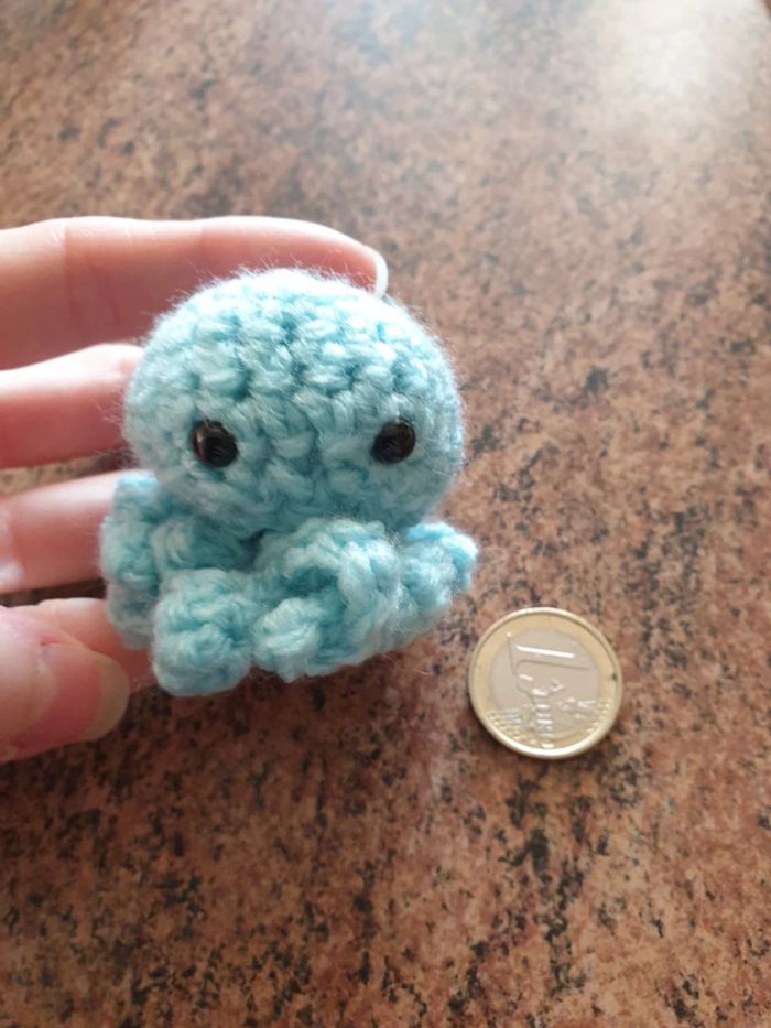 Magnifique pique aiguilles neuf fait main vintage pieuvre poulpe