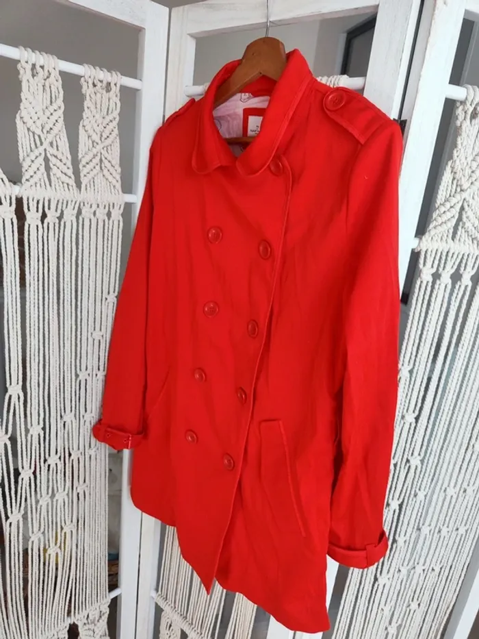 Trench rétro orange - photo numéro 5
