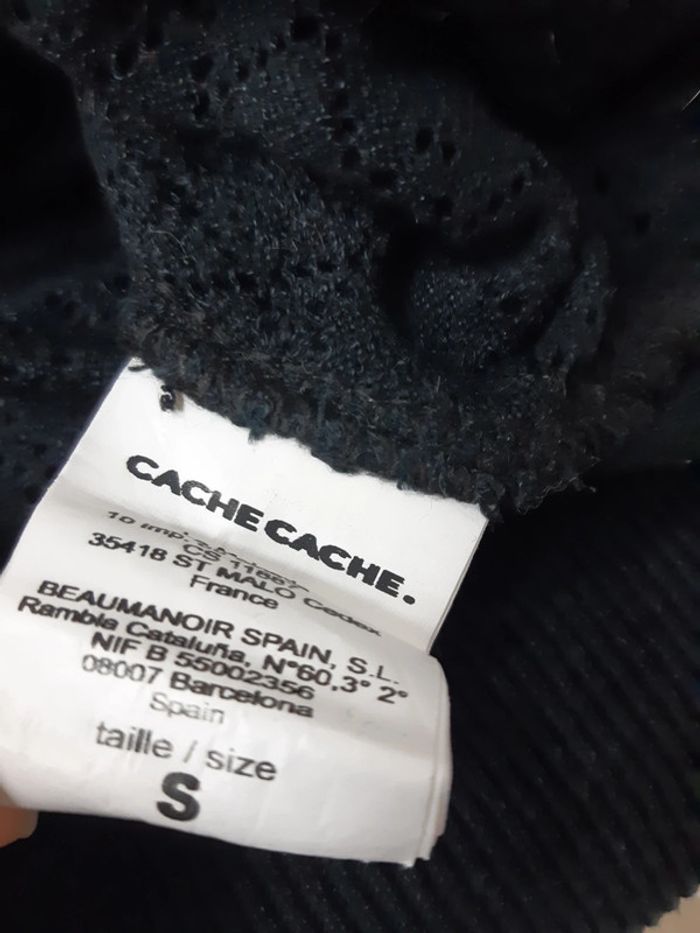 Haut manches longues noir Cache Cache T36 - photo numéro 8