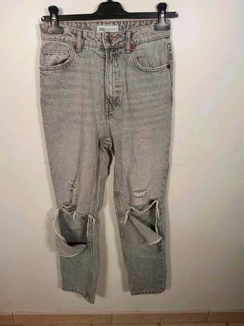 C18 jeans gris Zara 34