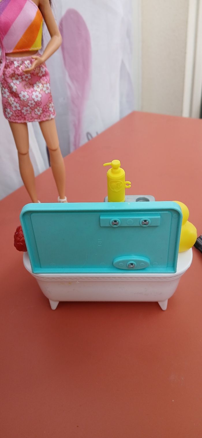 Barbie skipper avec baignoire - photo numéro 4