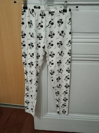 Legging Disney blanc et noir