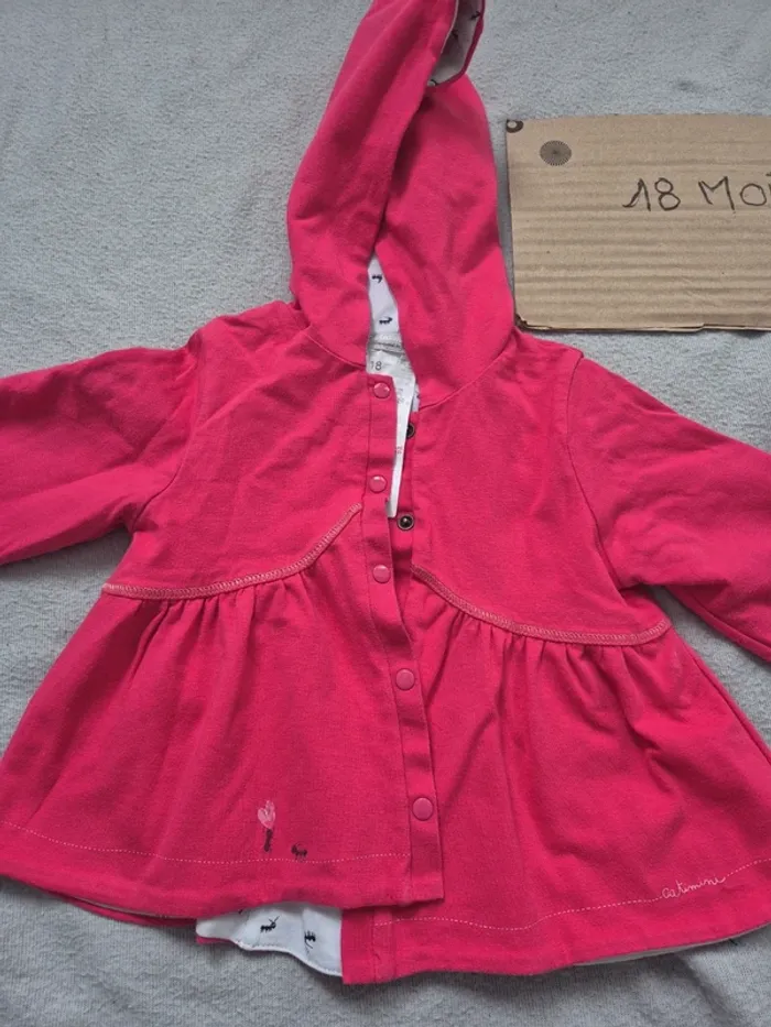 Veste gilet fille 18 mois catimini - photo numéro 4
