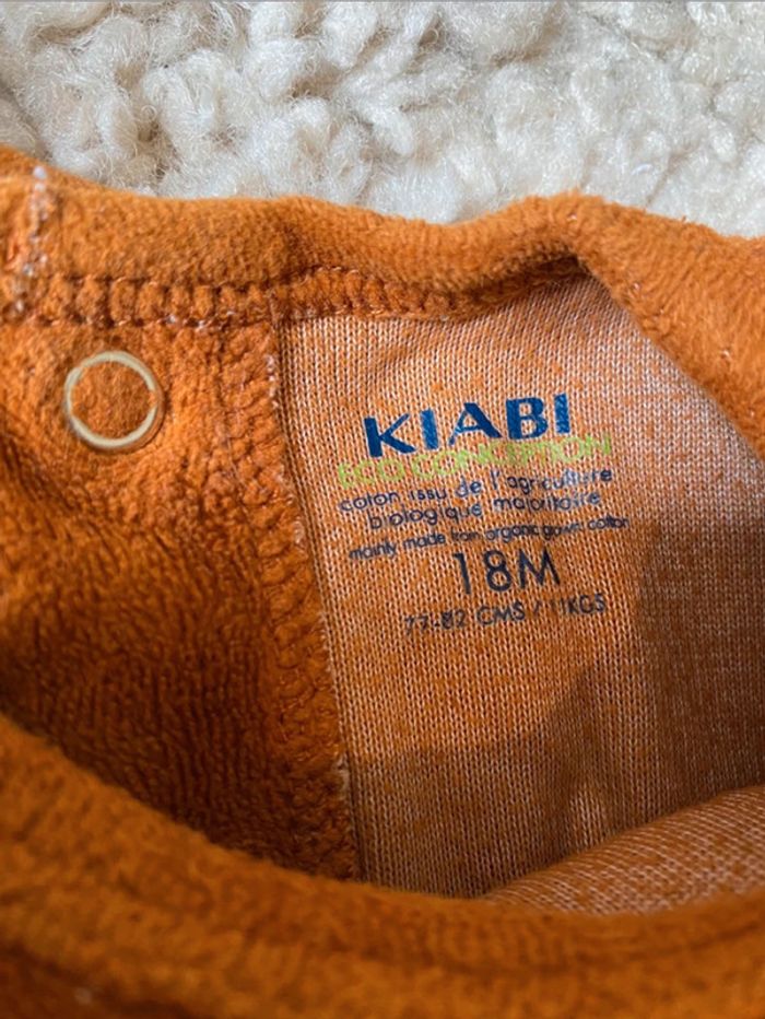 Pyjama velours 18 mois Kiabi - photo numéro 2