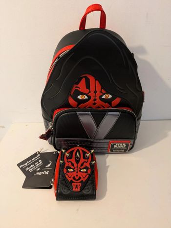 Loungefly Star Wars Dark Maul cosplay avec porte monnaie