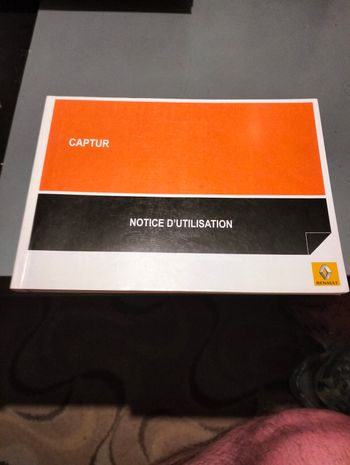 Notice manuel guide utilisation Renault Captur
