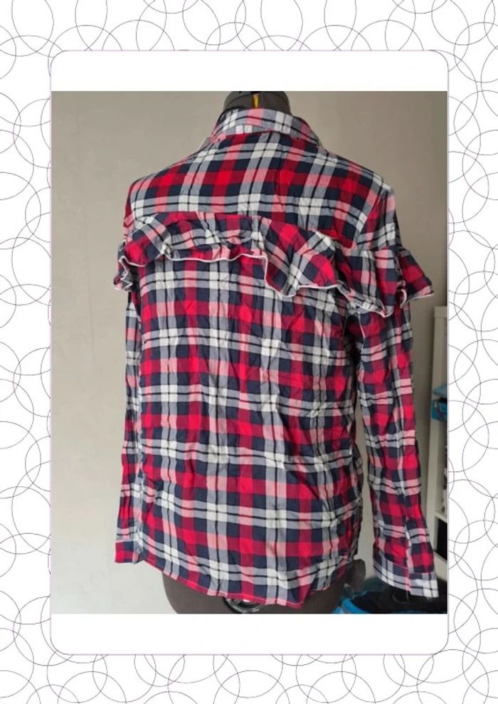 Chemise a carreaux manche longue - photo numéro 5