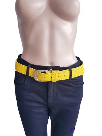 Ceinture - Jaune - 90 cm - Neuve !