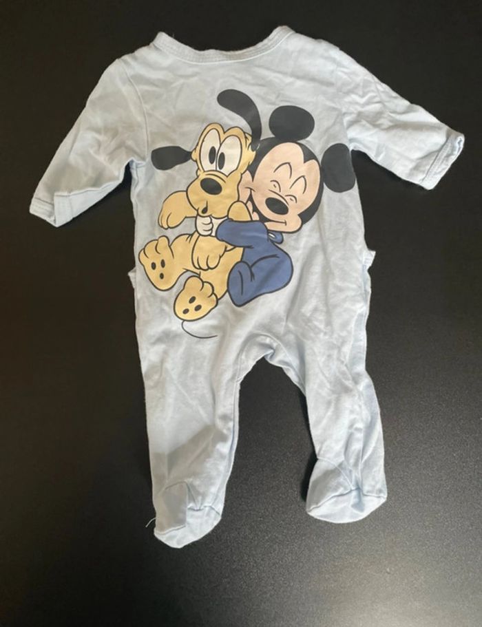 Pyjama manches longues - Disney - Mickey & pluto - 1 mois
