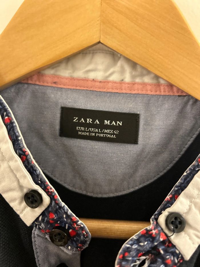 Polo Zara col Mao T Large - photo numéro 2