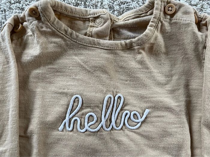 Teeshirt « hello » taille 24 mois Kiabi - photo numéro 2