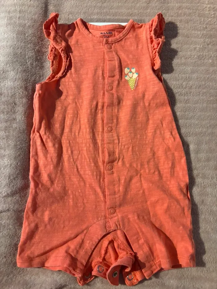 Lot de 2 pyjamas courts 9 mois - photo numéro 2