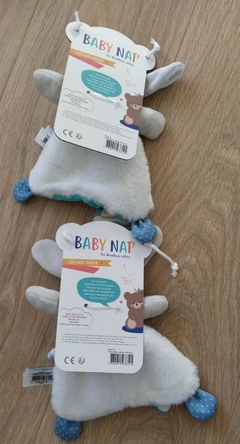Doudous porte tétine Baby Nat'