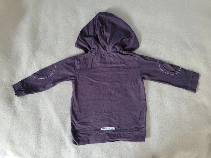 sweat à capuche captain tortue 98 cm - photo numéro 3