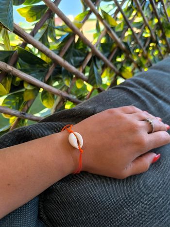 Bracelet orange femme