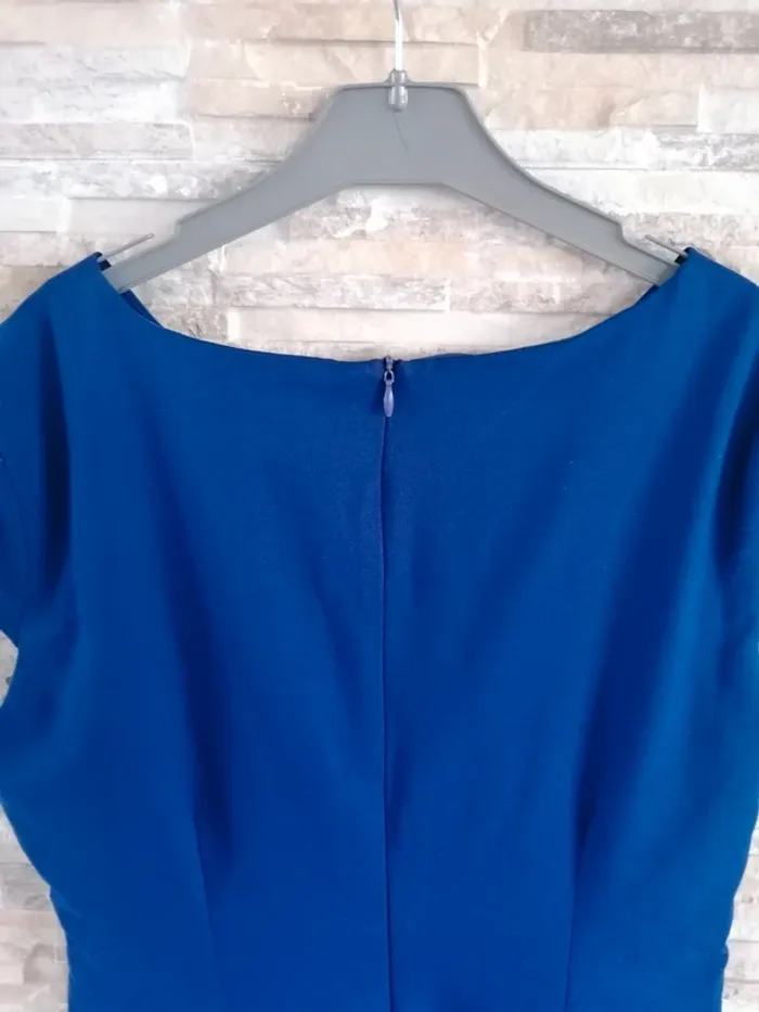 Robe de soirée bleu électric taille 40 - photo numéro 12