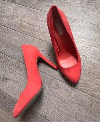 Escarpins à talons corail Bershka 37
