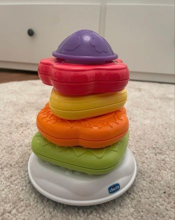 Anneaux à empilé 2 en 1 Jeu bébé 