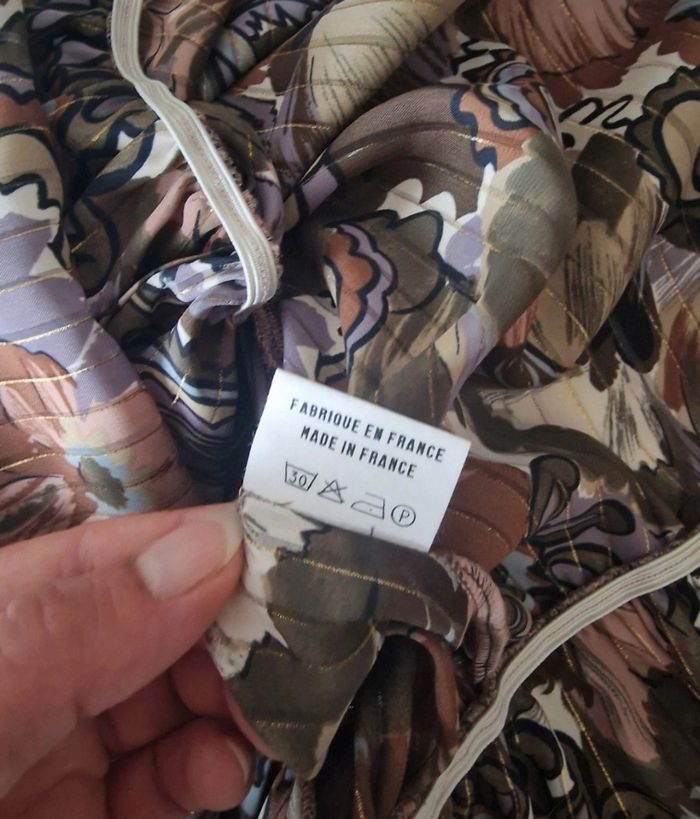 Blouse imprimé bouton - photo numéro 5