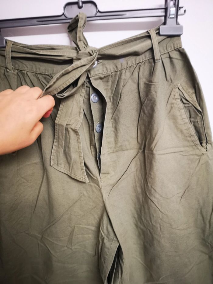 Pantacourt vintage taille haute taille 2 - photo numéro 4