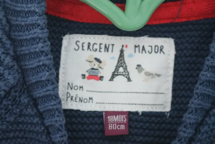 Ensemble haut/gilet Sergent Major et salopette Orchestra 18 mois - photo numéro 16