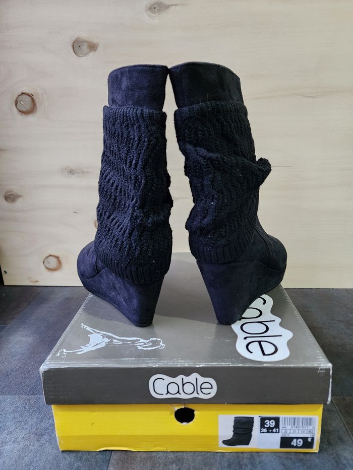 Bottines noires neuves - photo numéro 3