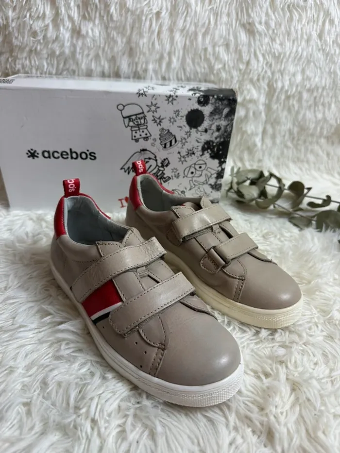 Paire de basket taupe Acebos taille 34 - photo numéro 4