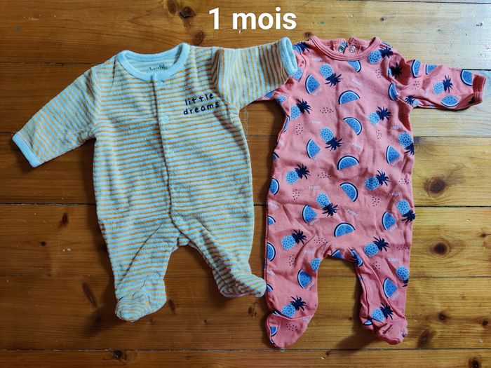 2 pyjamas 1m mixte