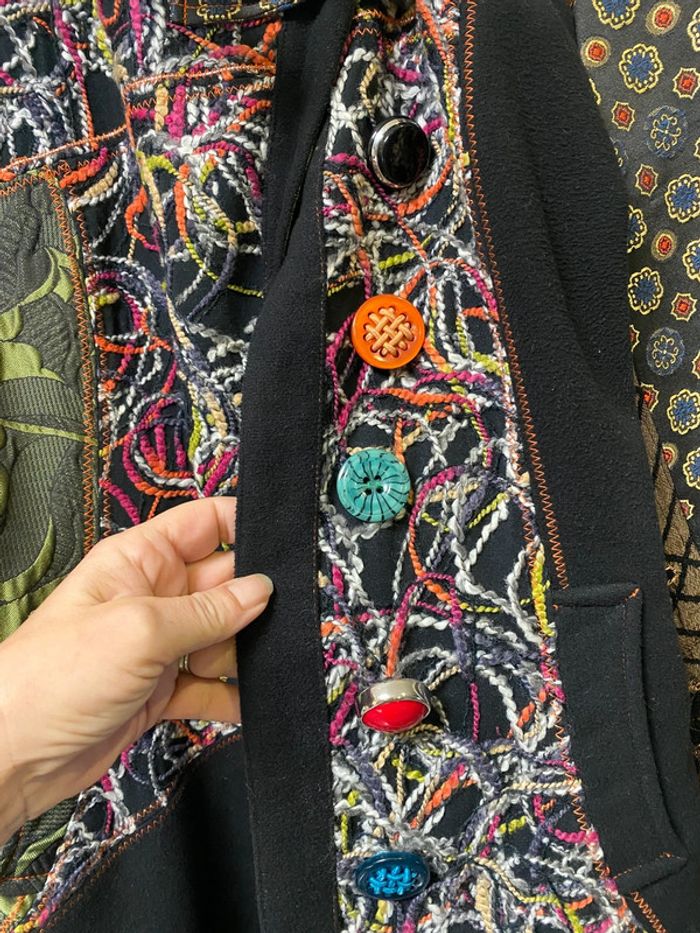 Magnifique manteau original Fruisible taille 42 en excellent état - photo numéro 6