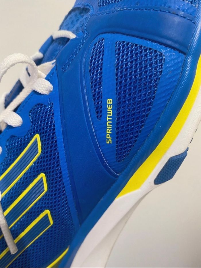 Basket Adidas adizero bleu - photo numéro 6