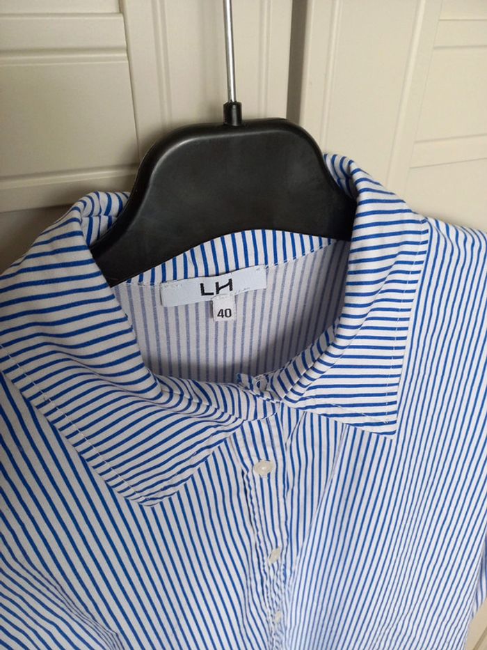 Chemise manches longues rayé femme - photo numéro 2