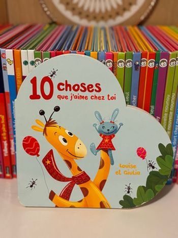 Livre bébé ce que j’aime chez toi Louise et Giulia