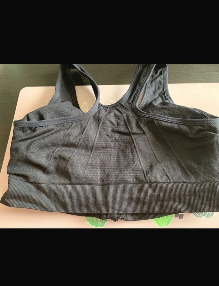 Soutien-Gorge de Sport Zip Devant - photo numéro 2