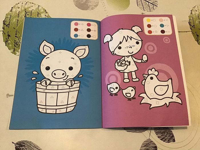 Livre coloriage codés Mes premiers coloriages codés avec forme couleur - photo numéro 3