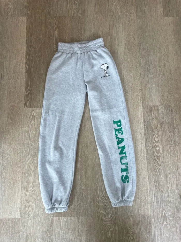 Jogging gris imprimé Snoopy
