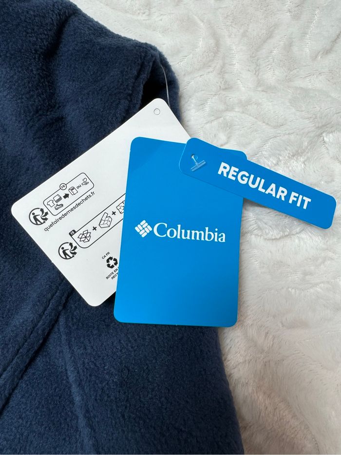 Polaire Columbia bleu neuf taille M - photo numéro 7