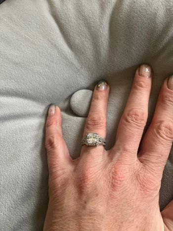 Bague strass T56