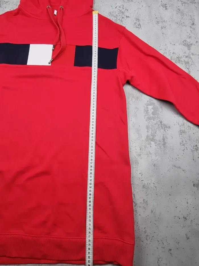 Robe sweat à capuche Tommy Hilfiger rouge S Femmes (mesures en photos) - photo numéro 5
