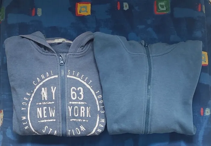 Lot 2 gilet a capuche garçon