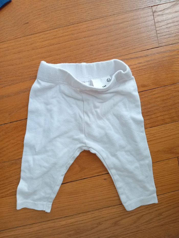 Lot 3 leggings fille coton 3 mois TBE Kiabi - photo numéro 4