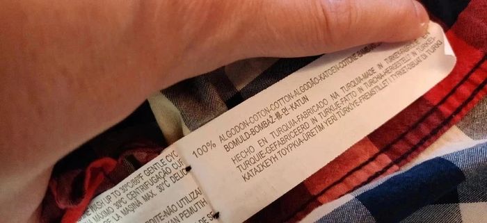 Neuve chemise ml à carreaux rouges Bershka S - photo numéro 4