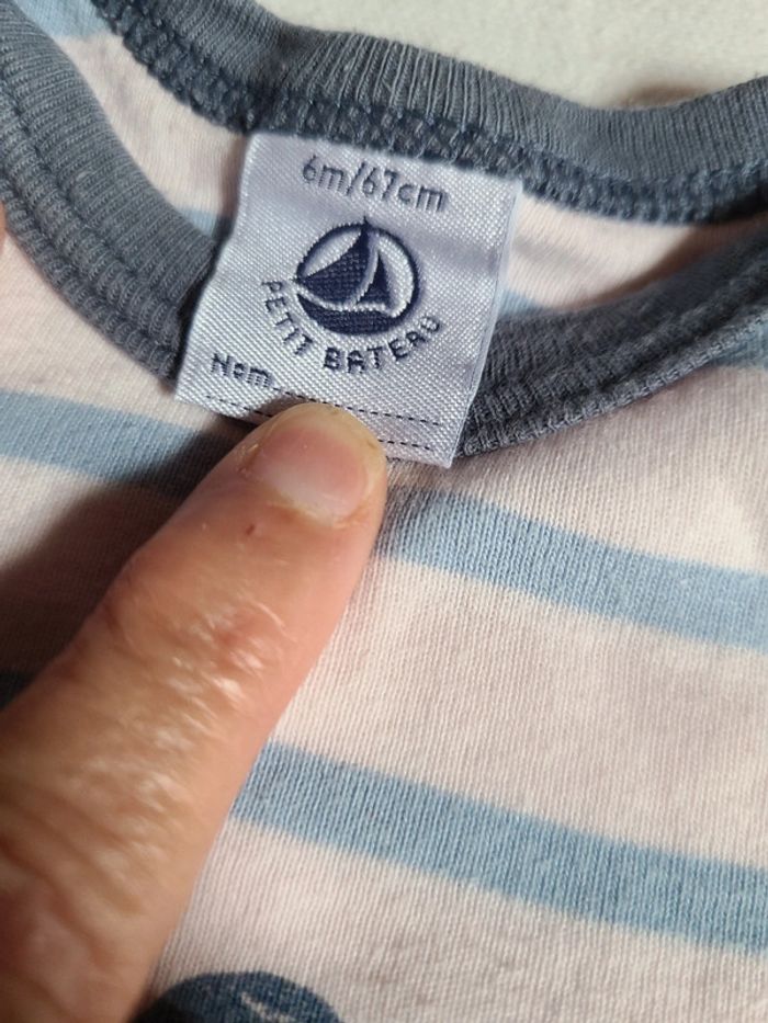 Lot 2 robes été  uue neuve et un body filles 6 mois petit bateau - photo numéro 7