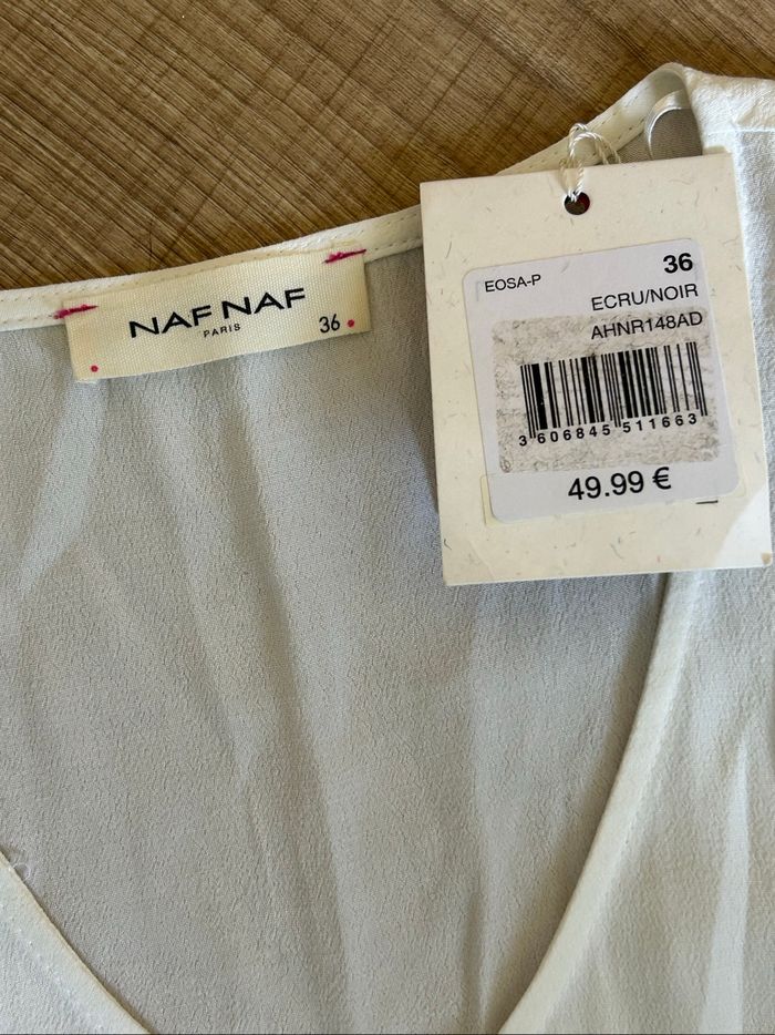 Robe noire et blanche neuve Naf Naf taille 36 (valeur 50€) - photo numéro 9