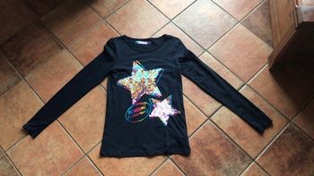 Desigual 13/14 ans t shirt bleu marine